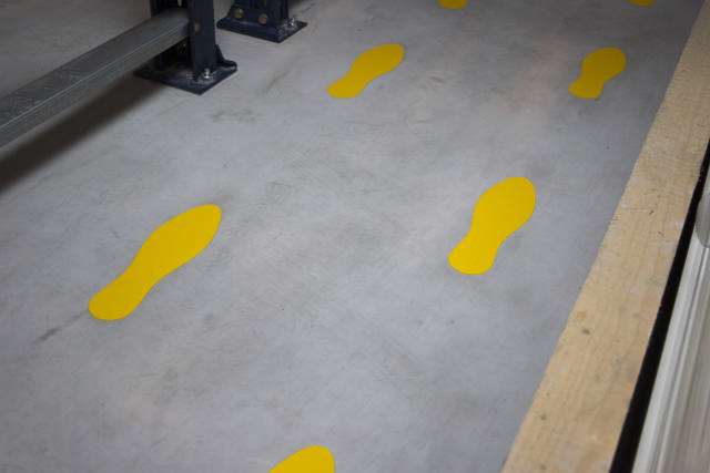 Self-adhesive Floor Marking Symbol, Footprint