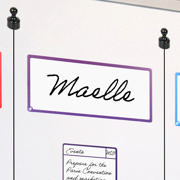 Magnetic Title Cards, Blank, 175 x 75 mm