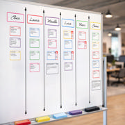 Magnetic Title Cards, Blank, 175 x 75 mm