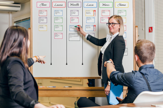 Magnetic Title Cards, Blank, 175 x 75 mm