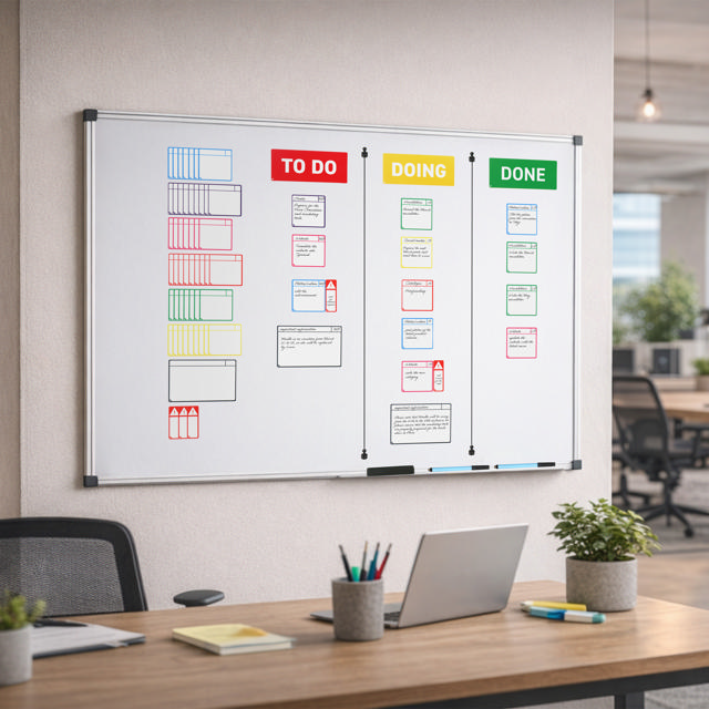 Magnetic Title Cards, Kanban, 175 x 75 mm