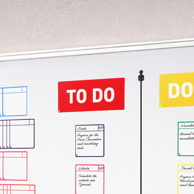 Magnetic Title Cards, Kanban, 175 x 75 mm