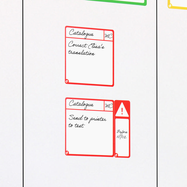 Magnetic Task Cards, S, 75 x 75 mm