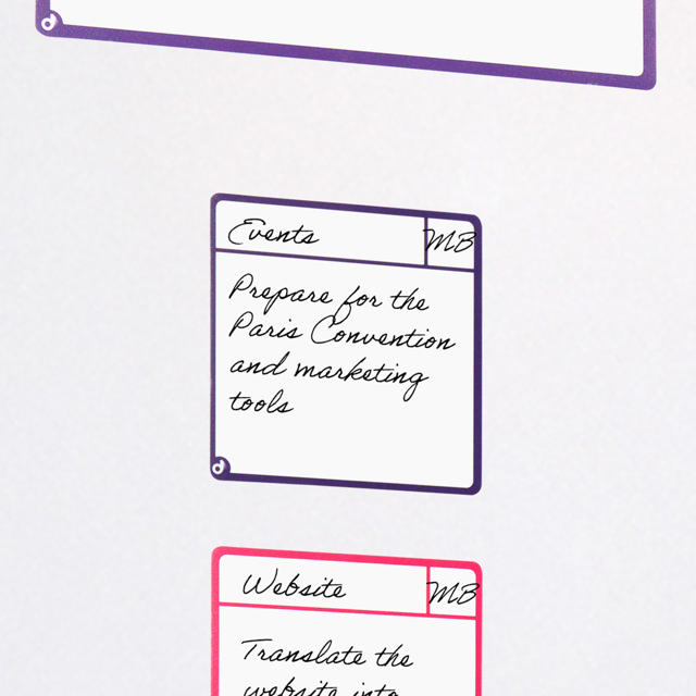 Magnetic Task Cards, S, 75 x 75 mm