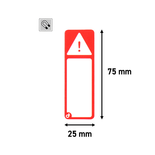 Magnetic Task Card Kit for Kanban Board, 3 Columns, S Cards
