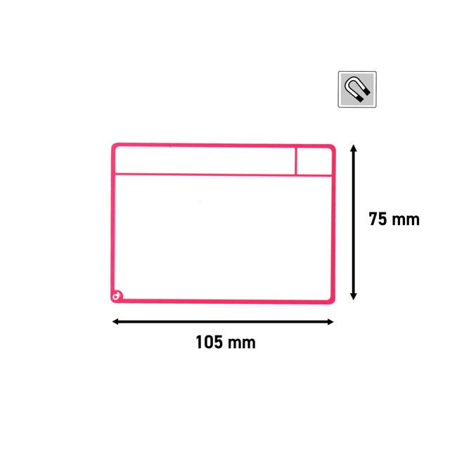 Magnetic Task Card Kit for Scrum Board, 6 Columns, M Cards