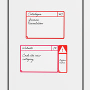 Magnetic Task Card Kit for Scrum Board, 6 Columns, M Cards