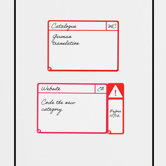Magnetic Task Card Kit for Scrum Board, 6 Columns, M Cards