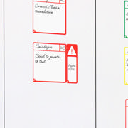 Magnetic Task Card Kit for Scrum Board, 6 Columns, S Cards