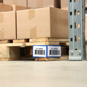 Pallet Foot Logistic ID Sleeve, Corner Block