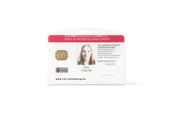 Security ID Card Holder, Open Face, Horizontal, for 1 Card