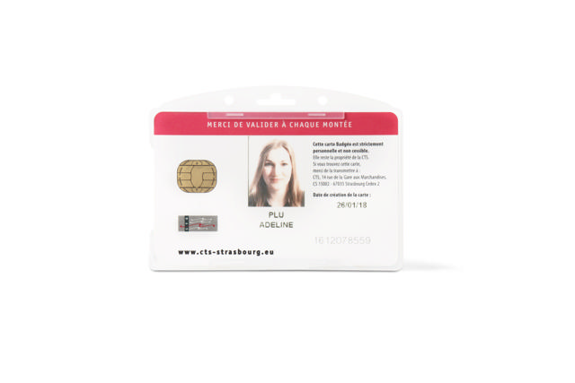 Security ID Card Holder, Open Face, Horizontal, for 1 Card