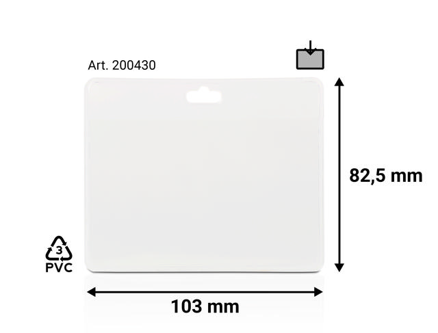 Badge Holder, Horizontal
