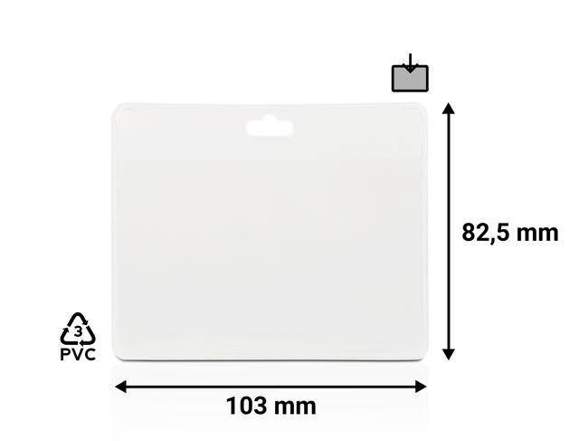 Badge Holder, Horizontal