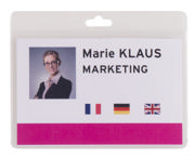 Badge Holder, Horizontal
