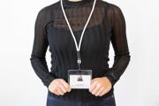 Soft Cord Lanyard, with Swivel Hook and Key Ring