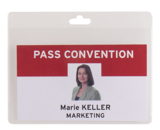Badge Holder, Horizontal