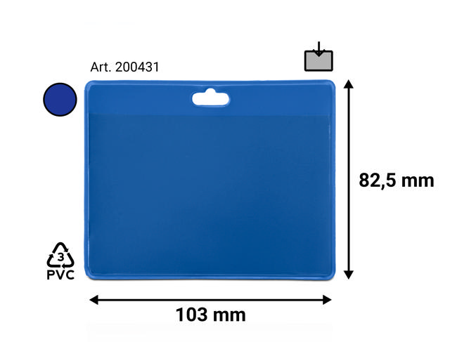 Badge Holder, Horizontal