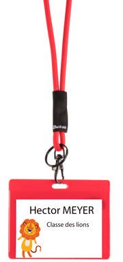 Soft Cord Lanyard, with Swivel Hook and Key Ring