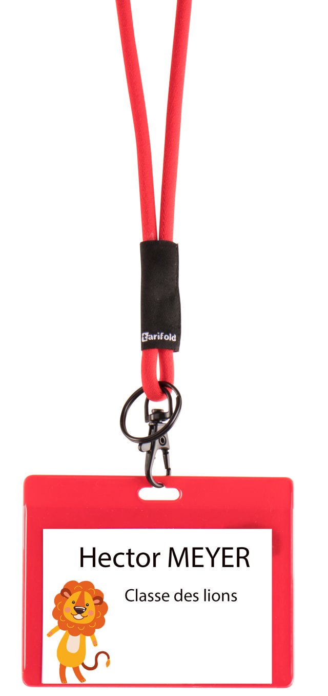 Soft Cord Lanyard, with Swivel Hook and Key Ring