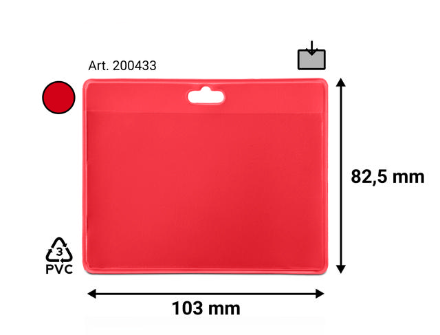 Badge Holder, Horizontal