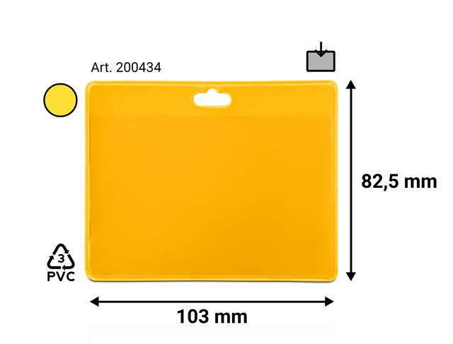 Badge Holder, Horizontal