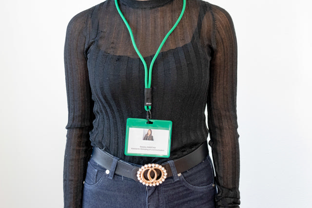 Soft Cord Lanyard, with Swivel Hook and Key Ring