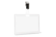 Self-laminating Badge Kit, with Clips and Inserts, Horizontal