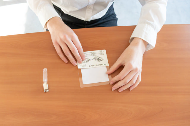 Self-laminating Badge Kit, with Clips and Inserts, Horizontal