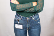 Visitor Badge Kit, PVC, with Clips and Inserts, Horizontal