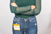 Visitor Badge Kit, PVC, with Clips and Inserts, Horizontal