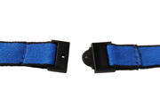 Flat Textile Lanyard, with Swivel Hook and Key Ring