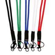 Soft Cord Lanyard, with Swivel Hook and Key Ring