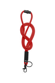 Soft Cord Lanyard, with Swivel Hook and Key Ring