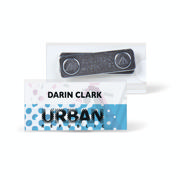 Magnetic Name Badge, with Inserts, 75 x 40 mm