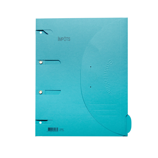 Smartfolder Perforated Folder, with Tab, Taxes, A4