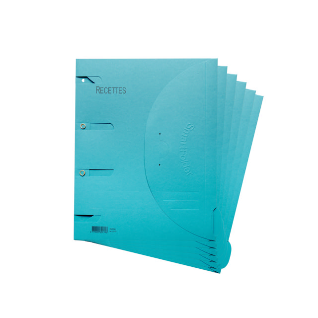 Smartfolder Perforated Folder, with Tab, Revenue, A4