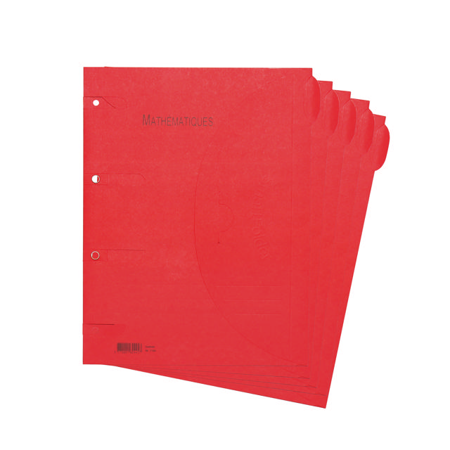 Smartfolder Perforated Folder, with Tab, Mathematics, A4
