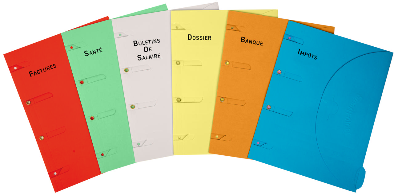 Smartfolder Perforated Folder, with Tab, Home Pack, A4