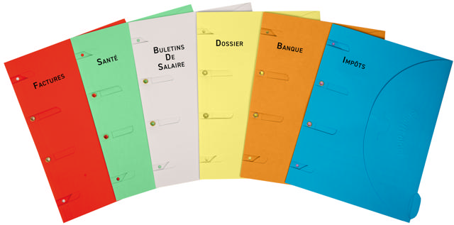 Smartfolder Perforated Folder, with Tab, Home Pack, A4