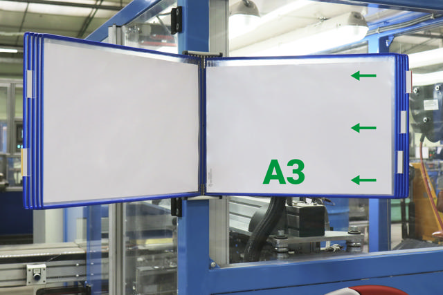 Tarifold Pivoting Pocket, A3, Landscape, Right Side Loading