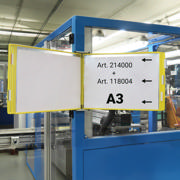 Empty Tarifold Metal Wall Display Unit, A4, for 10 Pockets, with Side Stops