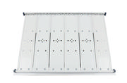 Mounted Empty Tarifold Metal Desk Display Unit, A4, with Side Stops, for 60 Pockets