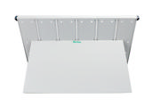 Mounted Empty Tarifold Metal Desk Display Unit, A4, with Side Stops, for 60 Pockets