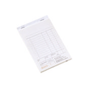 Atlanta Cash Form Block, with Carbon Copy, NL Text, Woodfree