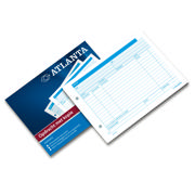 Atlanta Assignment Block, with Carbon Copy, A5, NL Text, FSC®