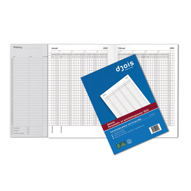 Atlanta Staff & Activity planner 2026, NL text,  A4, FSC®