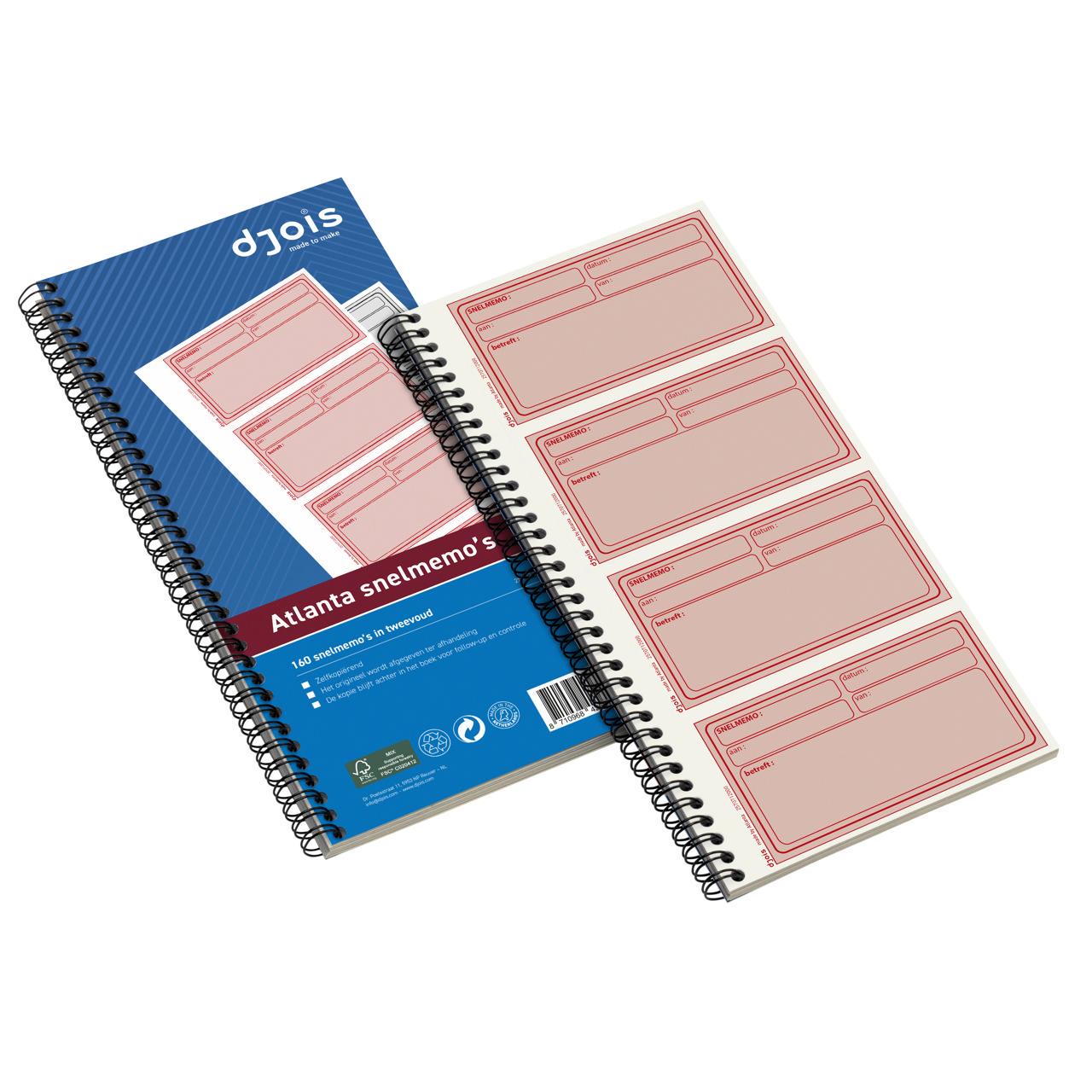 Atlanta Quick Memo, Self-copying, NL text, FSC® 