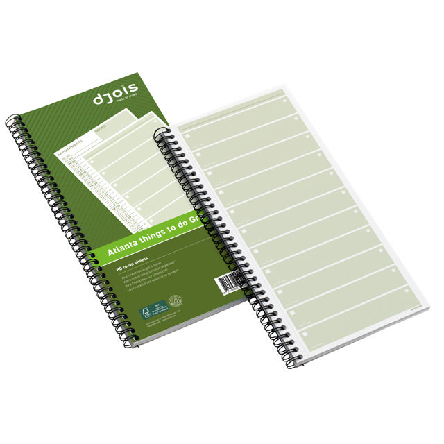 Atlanta Things To Do Today Green, 100% Recycled Paper, FSC®