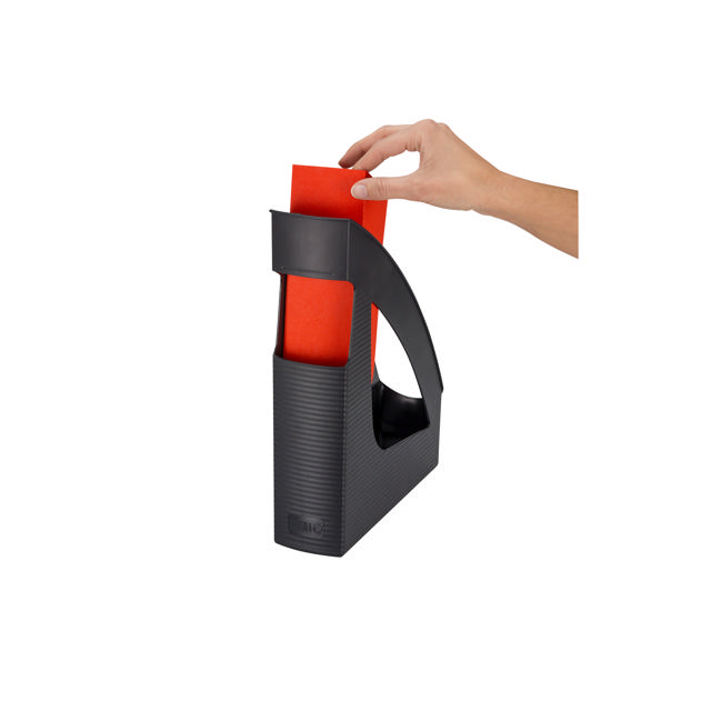 Re-Solution Magazine Holder, 100% Recycled, Blue Angel